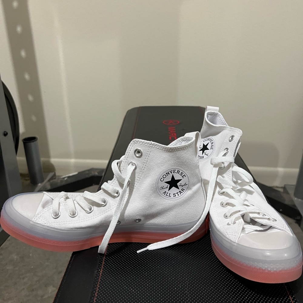 White Converse shoes